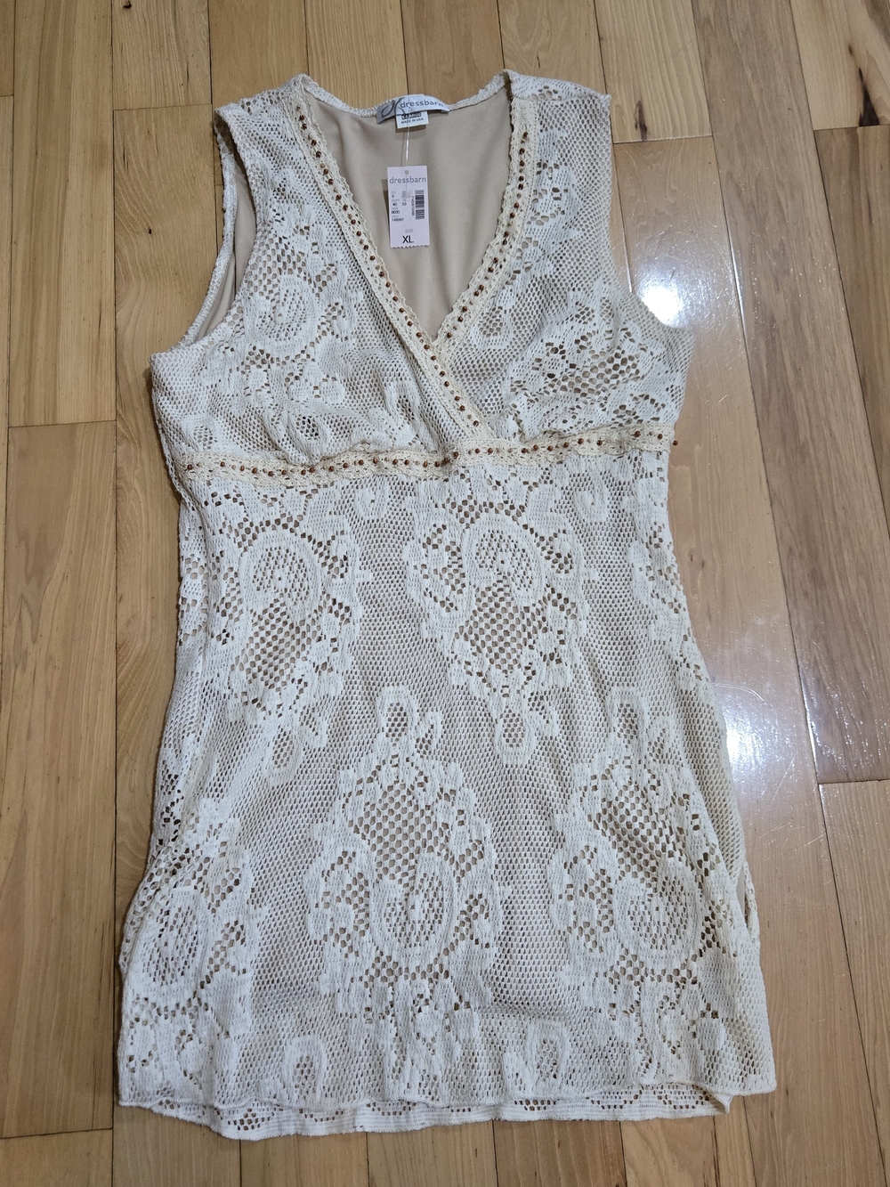 Fashion Bug Lace Overlay Mini Dress